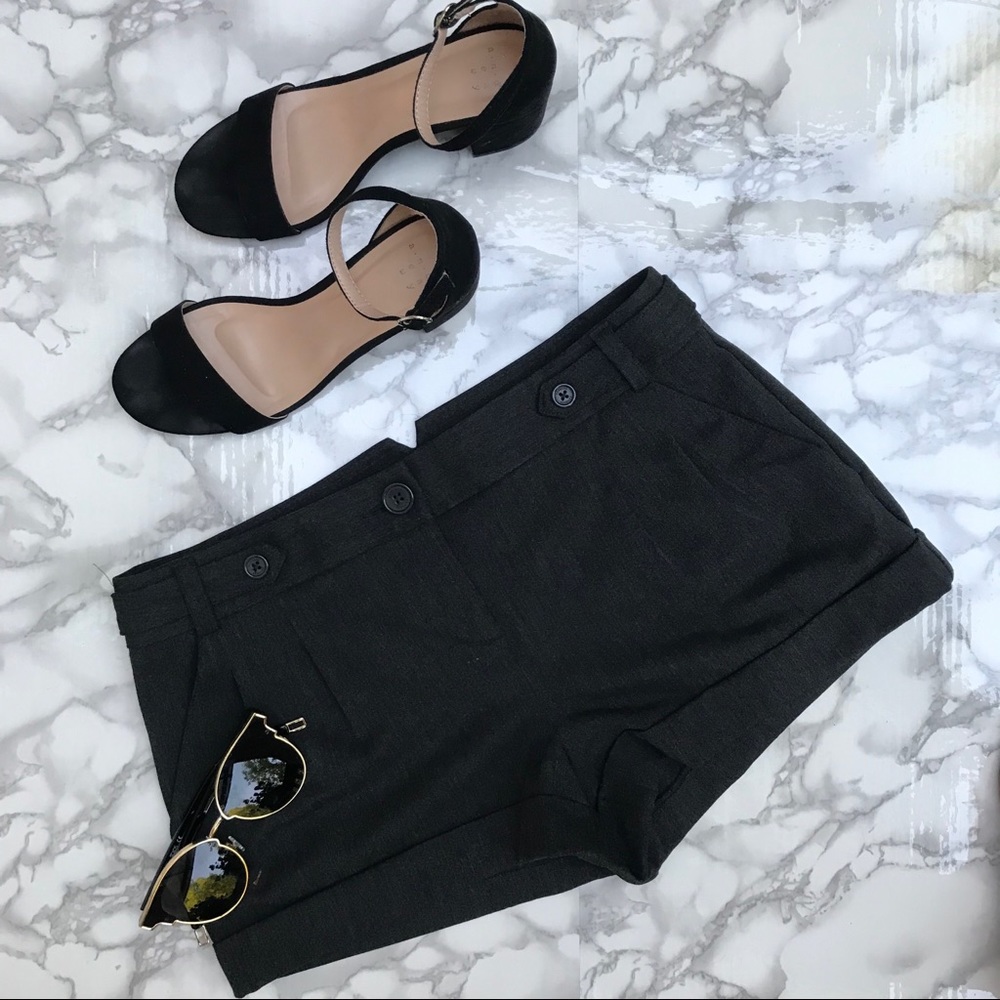Express Black Dress Shorts